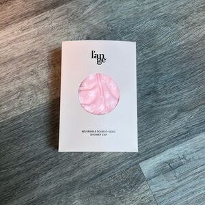 L'ANGE PINK REVERSIBLE SHOWER CAP ELASTIC INCASE
